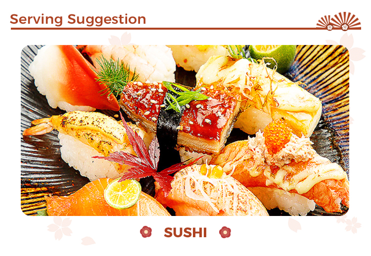 Serving Suggestion - Sushi Vinegar Suggerimento per servire: aceto di sushi