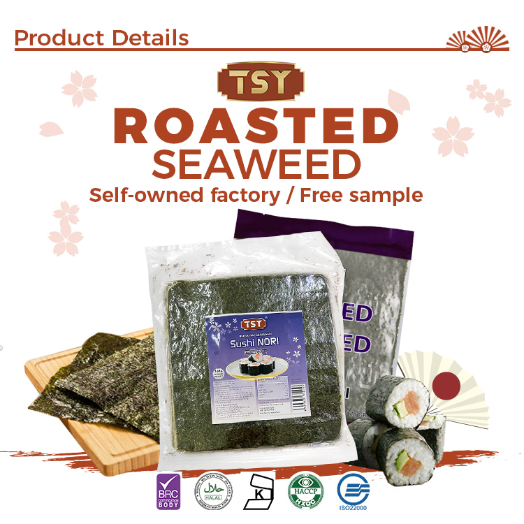Seaweed Nori Specifications Specifiche di alghe Nori