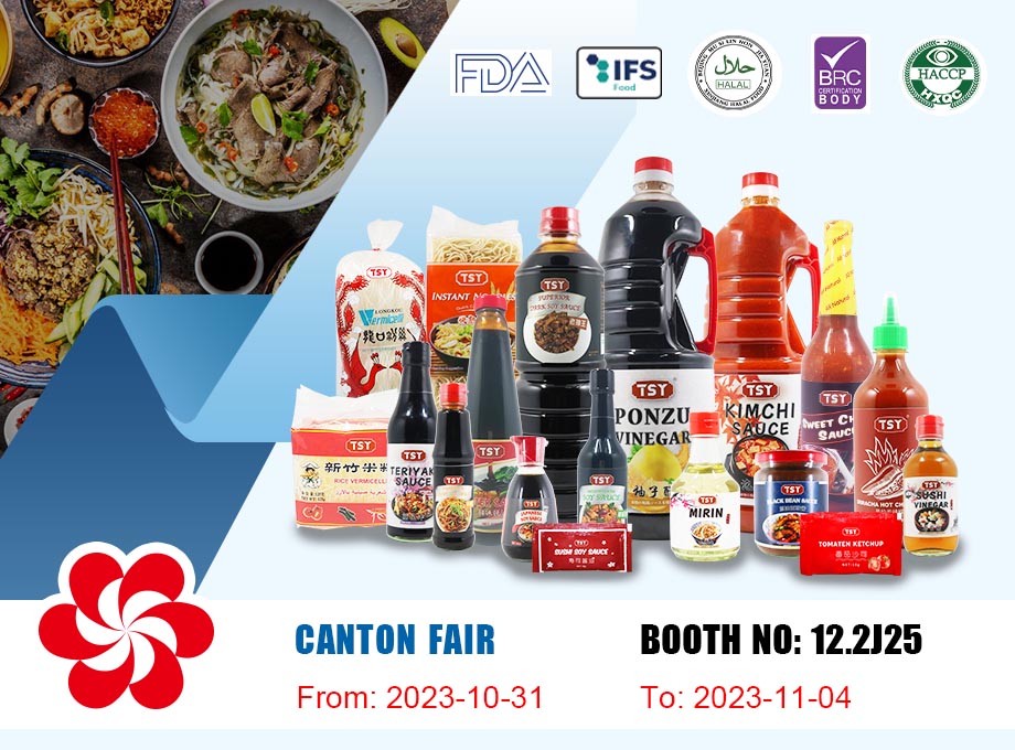 Prova il buon gusto alla Fiera autunnale di Canton, TSY Foods lavora con te per il successo!