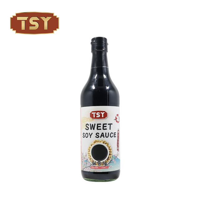 Bottiglia sashimi umami vegan dolce salsa di soia