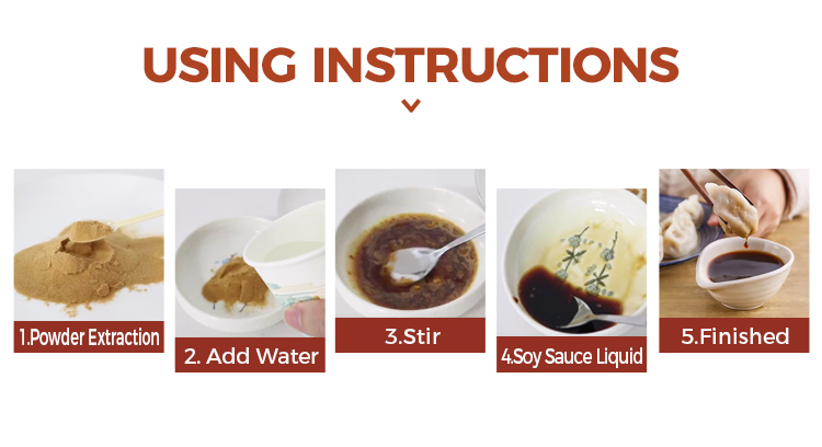 Il processo di utilizzo della salsa di soia