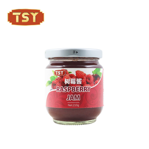 Squisito snack fruttato Marmellata di lamponi