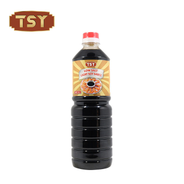 Salsa di soia a basso sale vegano haccp 1L all'ingrosso salsa di soia a basso sale vegano