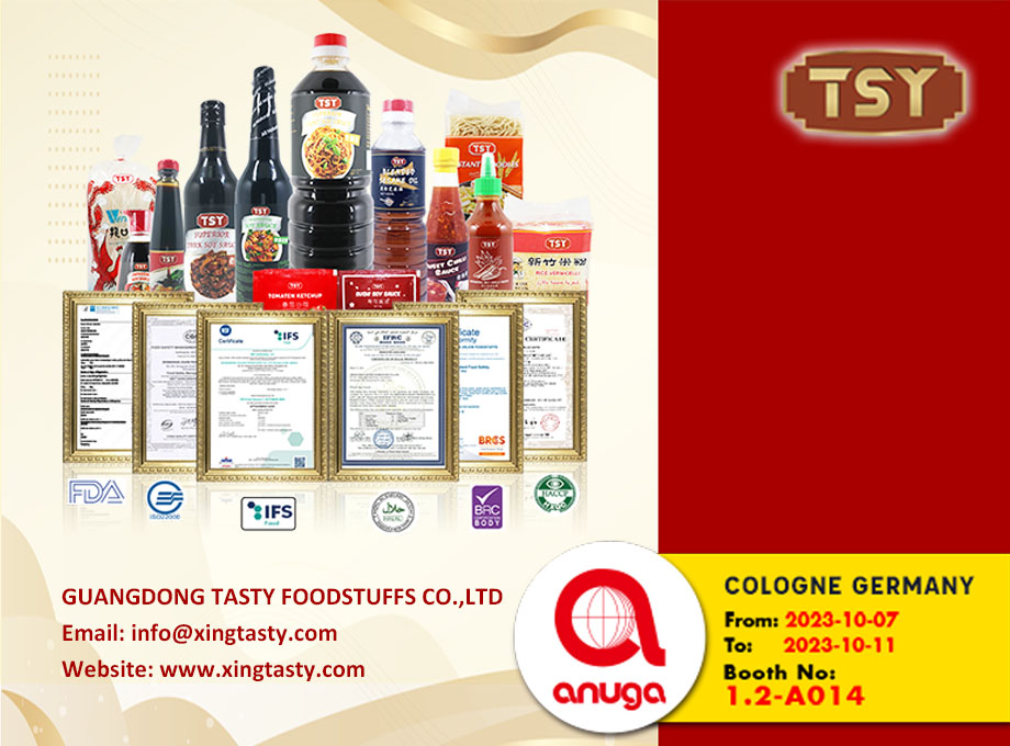 TSY Foods parteciperà alla fiera alimentare Anuga di Colonia, in Germania, nell'ottobre 2023
