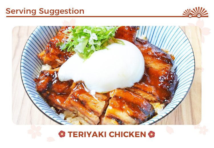 Suggerimento per servire: salsa Teriyaki
