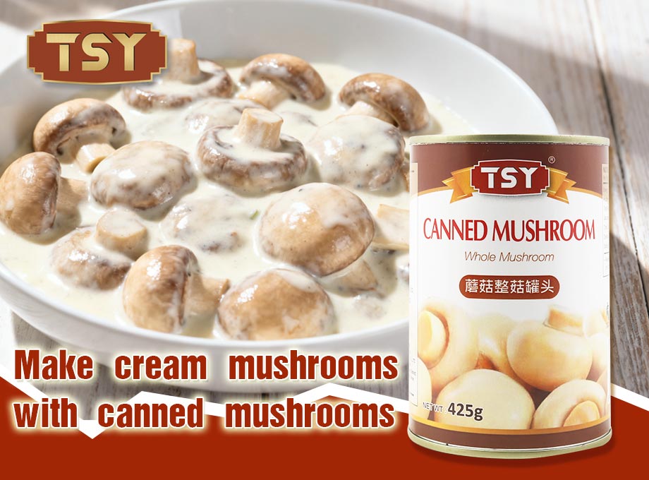 Prepara la crema di funghi con i funghi in scatola