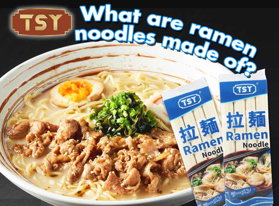 Di cosa sono fatti i ramen noodles?