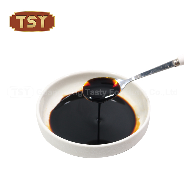 Mini bottiglia da 150 ml di salsa di soia scura concentrata a basso sale per supermercato