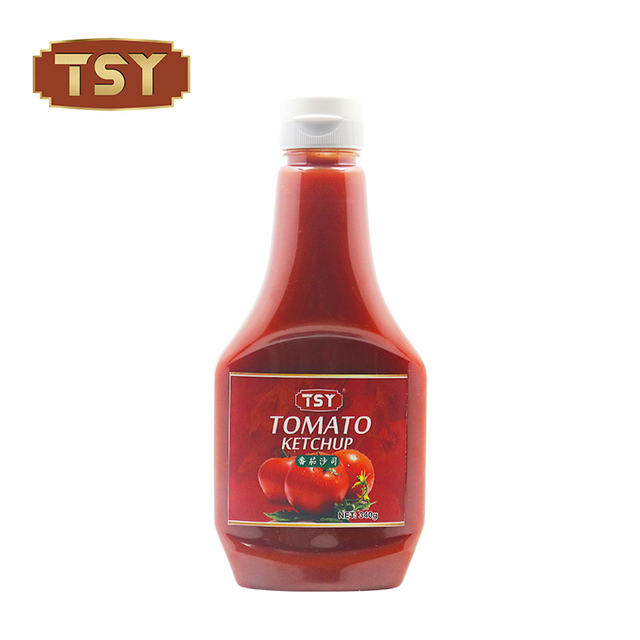 Ketchup di pomodoro da 250 g di bottiglie in bottiglia per immergere patatine fritte
