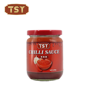 Salsa di peperoncino erica a prezzo economico in bottiglia di vetro da 230 g per supermercato