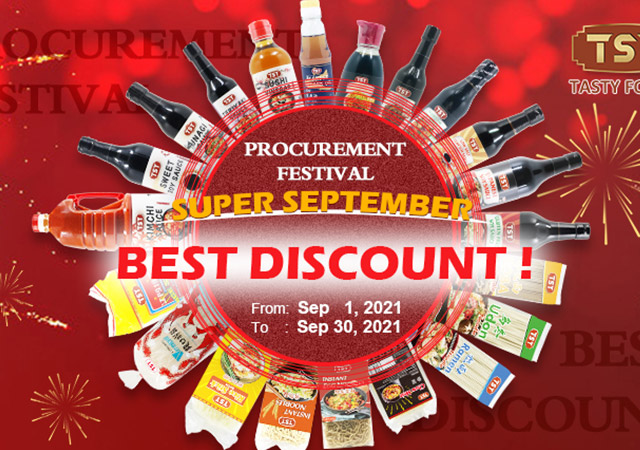 TSY Super Festival degli acquisti di settembre