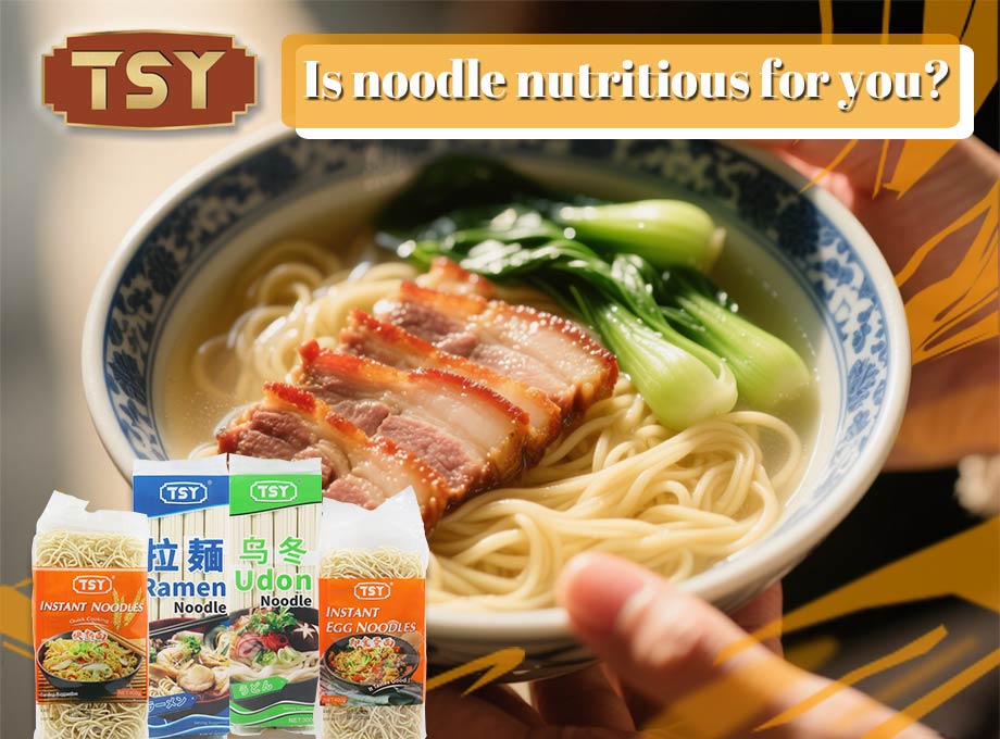I noodles sono nutrienti per te? 