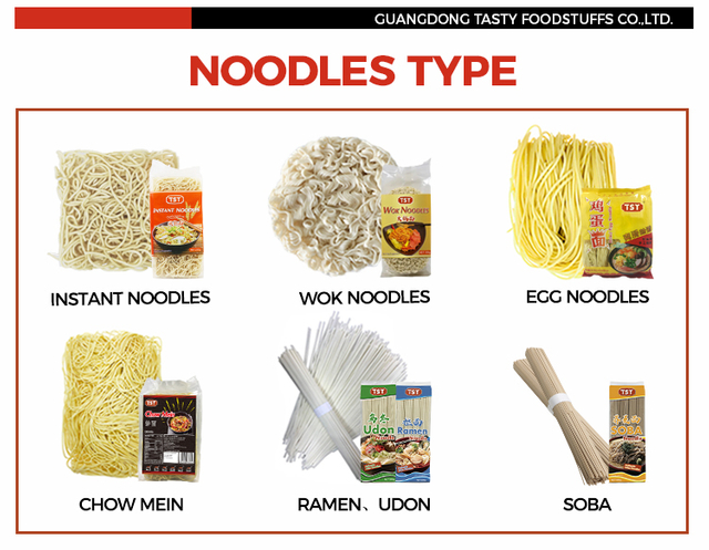 Chow Mein cinese sfuso a basso contenuto calorico