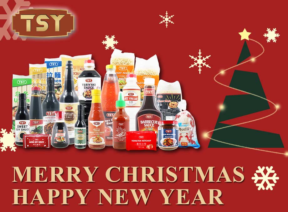 Festeggiamo le festività natalizie con la salsa alimentare TSY
