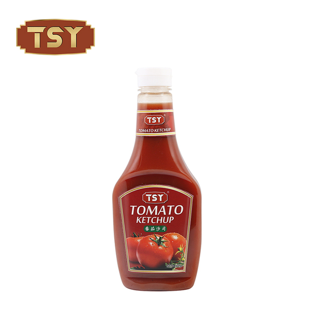 340 g bottiglia di plastica acida gustosa ketchup di pomodoro fresco per cucinare