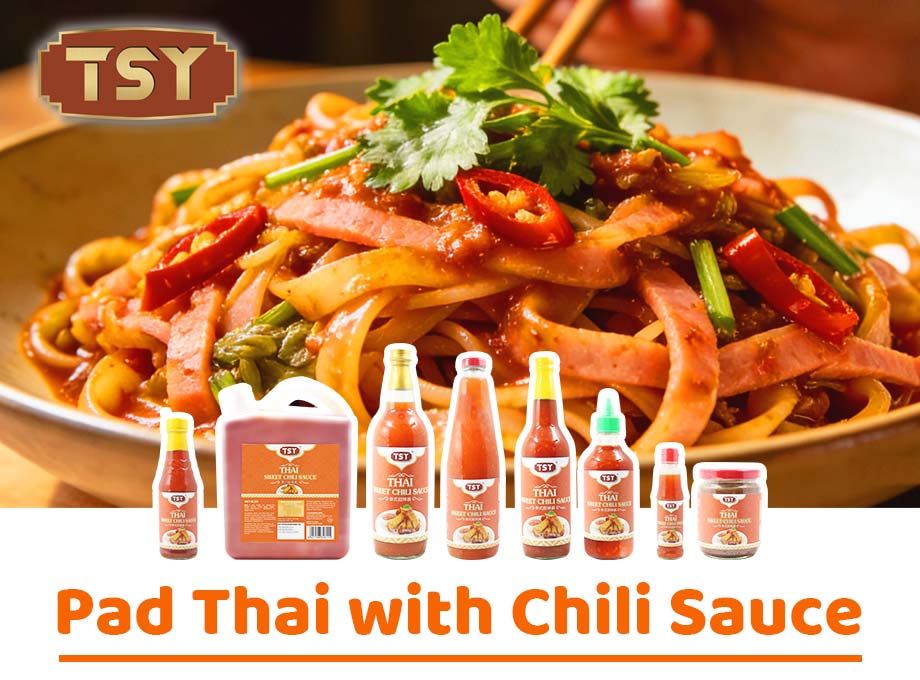 TSY Food Pad Thai con guida definitiva alla salsa di peperoncino