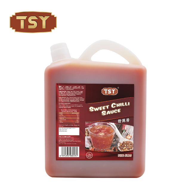 Salsa di peperoncino dolce stile ristorante in bottiglia di plastica da 482 g per patatine fritte