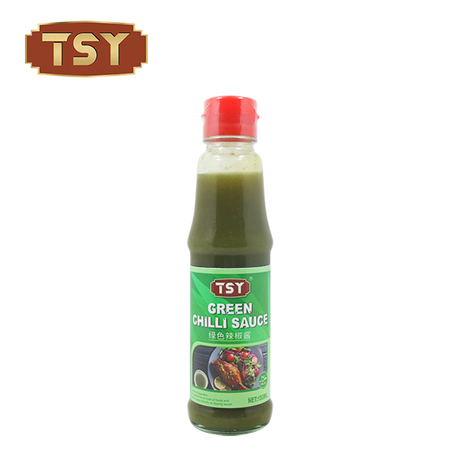 Salsa di peperoncino verde al peperoncino di produzione cinese da 150 ml